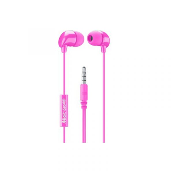 music sound pink earphones