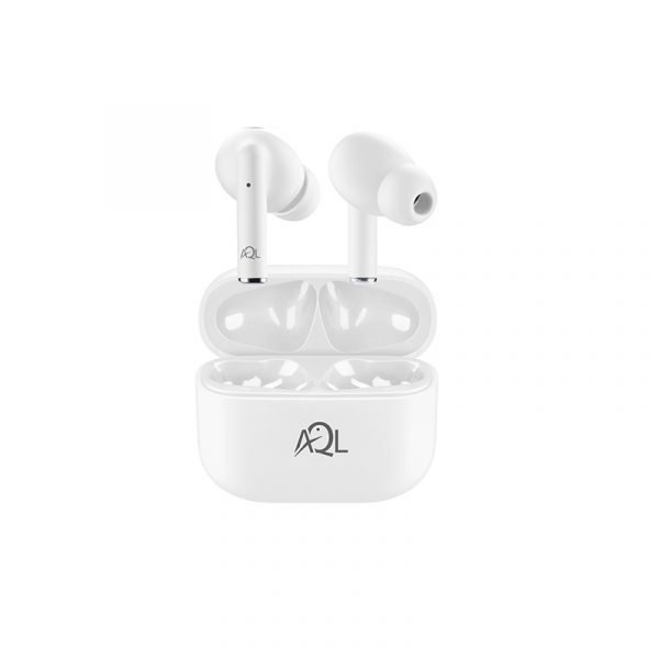 white earbuds