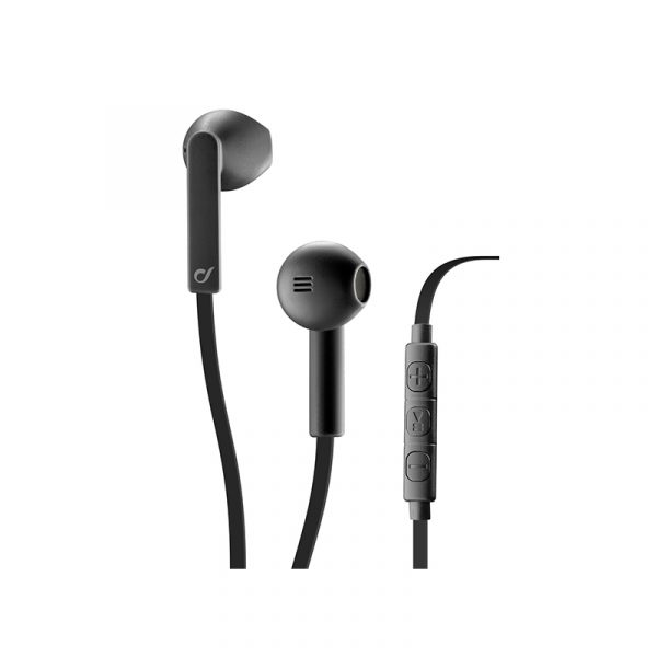 black earphones