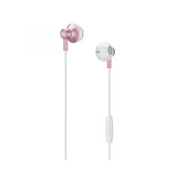 pink earphones