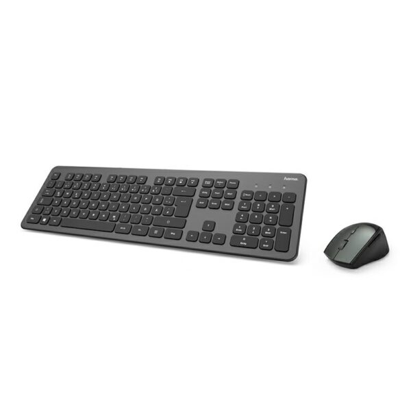 Keyboard and mouse set black